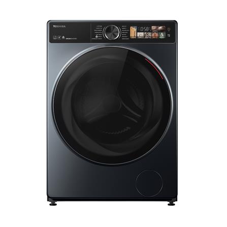 เครื่องซักอบผ้าฝาหน้า TOSHIBA TWD-T25BZU115MWT(MG) 10.5/7กก. 1400RPM อินเวอร์เตอร์ สีเทา