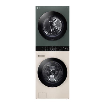 ตู้ซักผ้าและอบผ้า LG WT2116SHEG 21/16 กก. 1000RPM HEAT PUMP อินเวอร์เตอร์ สีเขียวเบจ