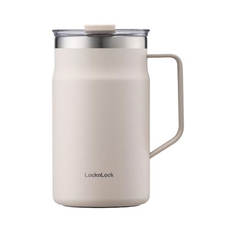 กระติกสุญญากาศ LOCKNLOCK METRO LHC4282 600 มล. สีเบจ