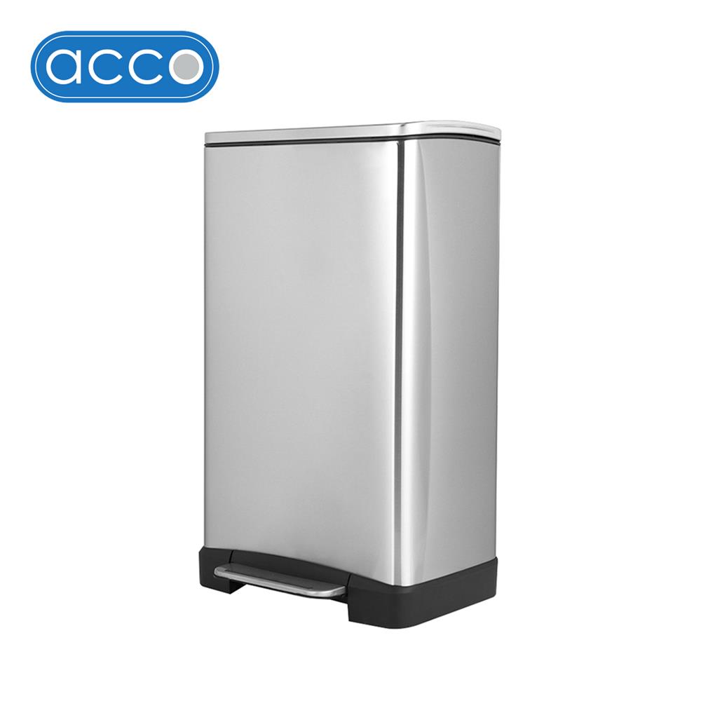ถังขยะเหยียบ ACCO SOFT CLOSED EK1437MT ขนาด 30L สีเงิน