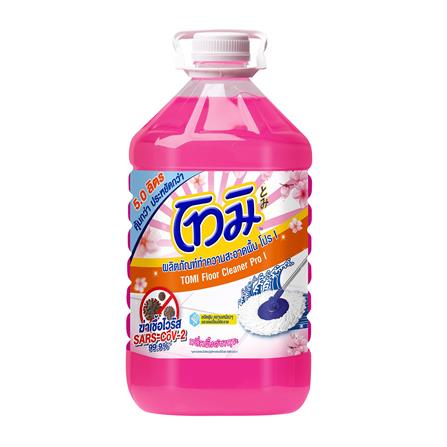 น้ำยาทำความสะอาดพื้น TOMI 5,000 มล. PINK SAKURA