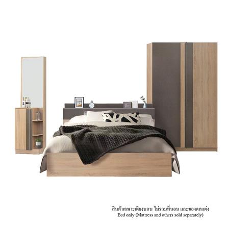 ชุดห้องนอน 6 ฟุต KONCEPT TOUCHI สี SOLID OAK