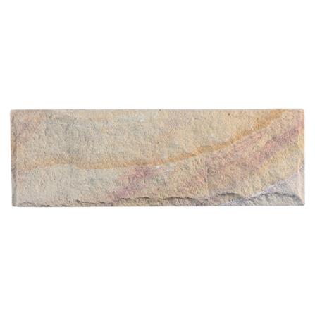 หินทราย 5x20 ซม. หินโคราช สีเหลืองลาย