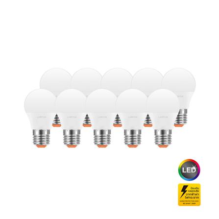 หลอด LED LAMPTAN BALL A45 3 วัตต์ DAYLIGHT E27 (แพ็ก 10 ชิ้น)