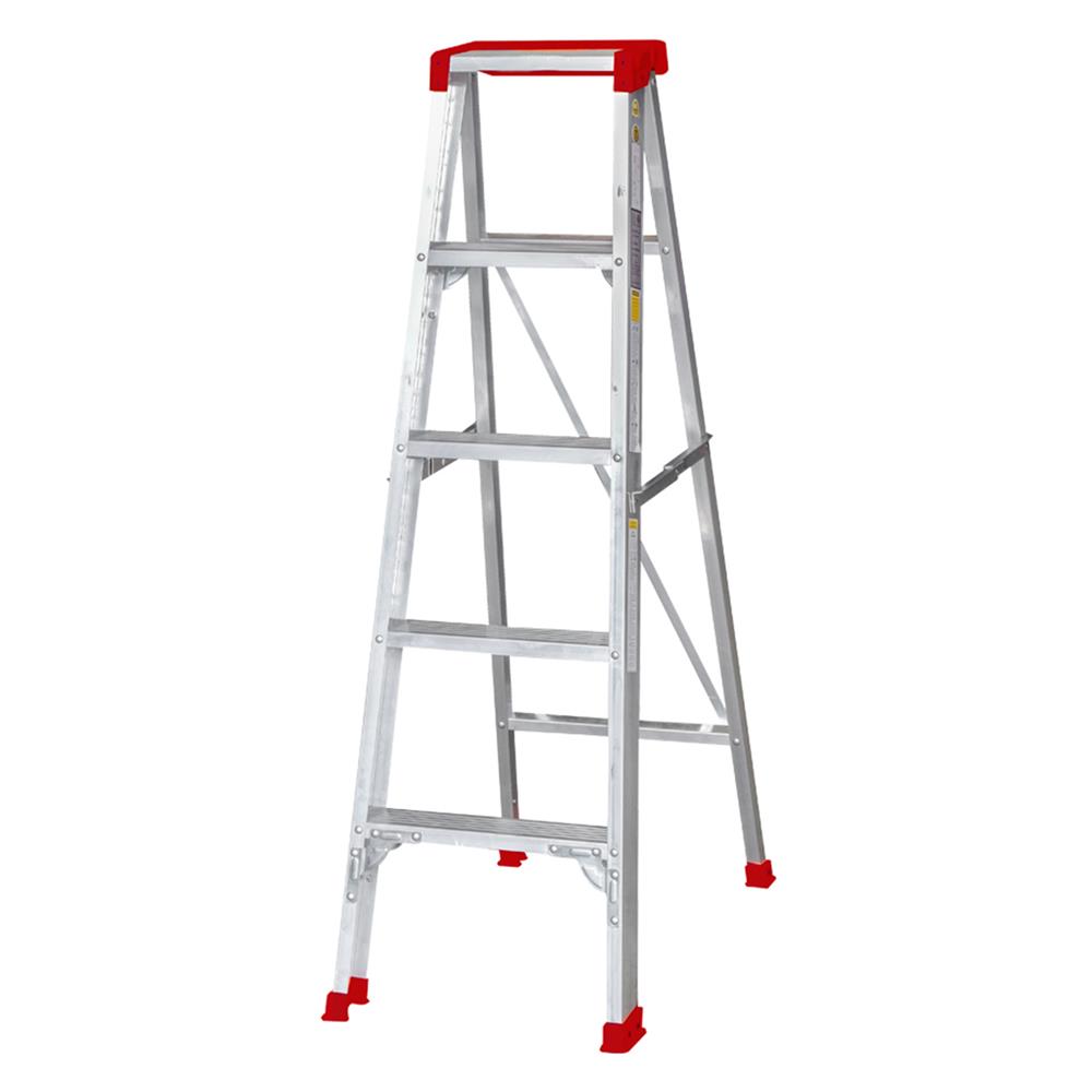 บันไดอะลูมิเนียมมีถาด MATALL 5 ขั้น