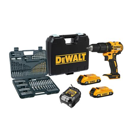 สว่านกระแทกไร้สาย (พร้อมแบตเตอรี่) DEWALT DCD7781D2A-B1 20 โวลต์