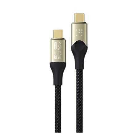 สายชาร์จ USB-C TO USB-C VOLTME POWERLINK UTRON C2200 2 เมตร สีดำ