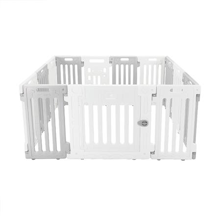 คอกกั้นสุนัขเพ็ทโฮม HOSTAIL ไซซ์ M สีเทา/ขาว