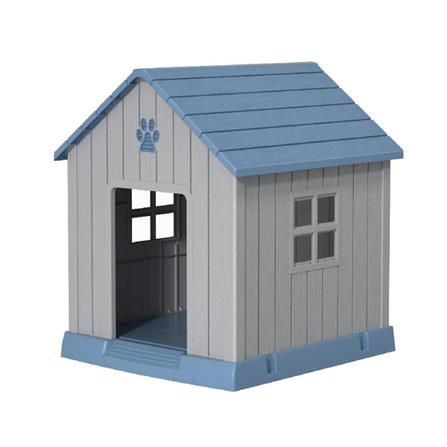 บ้านสัตว์เลี้ยง DPETT HOMEY HOUSE สีเทา-ฟ้า