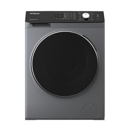 เครื่องซักอบผ้าฝาหน้า HITACHI BD-D1054HVOS 10.5/7 กก. 1400RPM อินเวอร์เตอร์ สีเทา