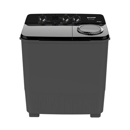 เครื่องซักผ้า 2 ถัง SHARP ES-TW100BK 10 กก. สีดำ