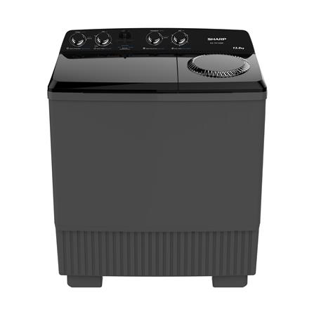 เครื่องซักผ้า 2 ถัง SHARP ES-TW130BK 13 กก. สีดำ