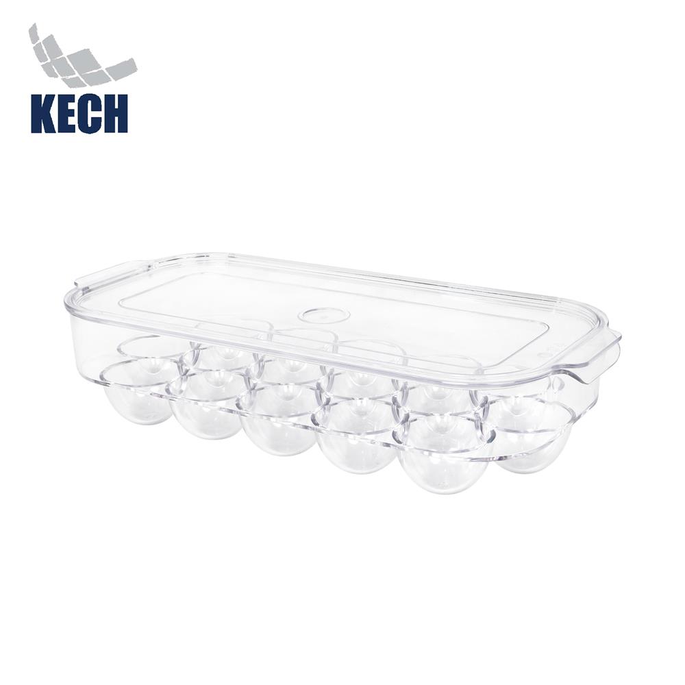 กล่องเก็บไข่ 16 ฟอง KECH SNOWY 14.5x33x7.5 ซม.