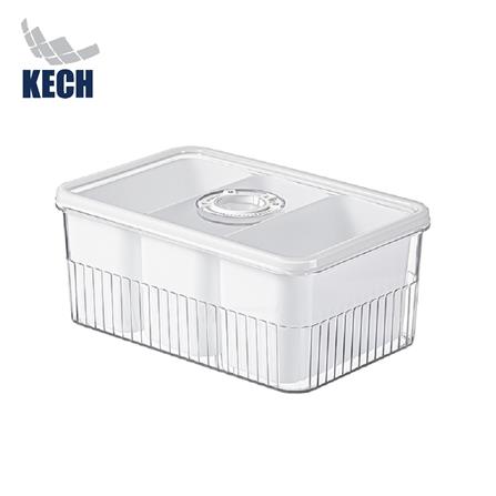 กล่องจัดเก็บในตู้เย็น 3 ช่อง ฝาซีลบันทึกวันได้ KECH SYPA