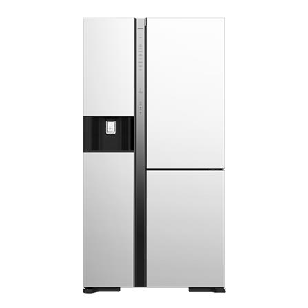 ตู้เย็น SIDE BY SIDE HITACHI R-MX600GVTH1 MGW 20.1 คิว กระจกขาว อินเวอร์เตอร์