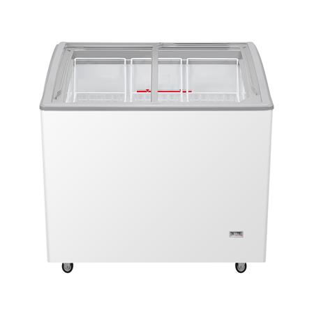ตู้แช่ไอศครีมกระจกโค้ง HAIER SD-217P 5.4 คิว สีขาว