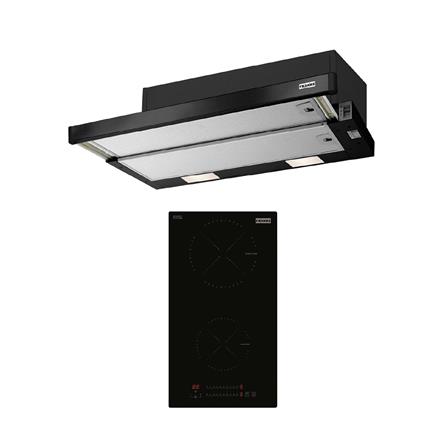 เตาฝัง+เครื่องดูดควัน FRANKE FIH3210+FTC632L BK