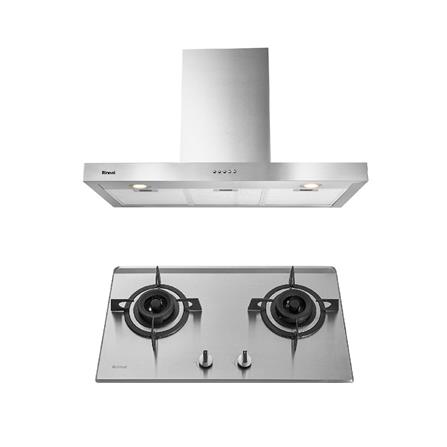 เตาฝัง+เครื่องดูดควัน RINNAI RB27HS+RHC95AT-SSVR