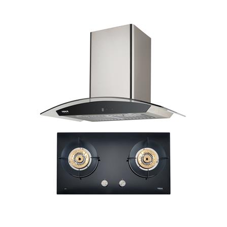 เตาฝัง+เครื่องดูดควัน LINEA GD 73 2G+LDA TC 90.1