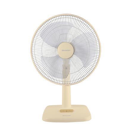 พัดลมตั้งโต๊ะ 16 นิ้ว SHARP PJ-TA165VA สีครีม