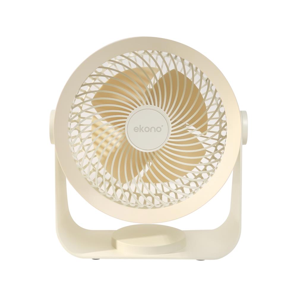 พัดลมพกพา 4 นิ้ว EKONO EK-PTB06 สีครีม