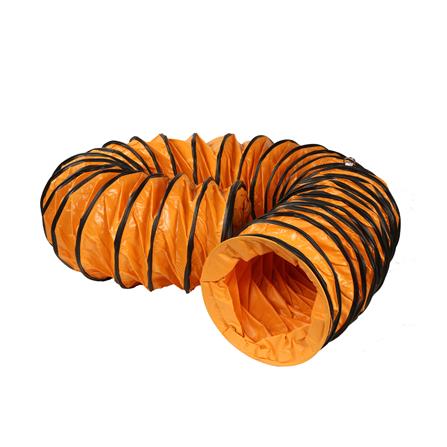 ท่อพัดลมดูดอากาศ 8 นิ้ว YUSHI YUS-PIPEPVT20 สีส้ม/ดำ