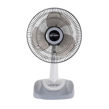 พัดลมตั้งโต๊ะ 12 นิ้ว M-TECH CF-5122 สีเทา