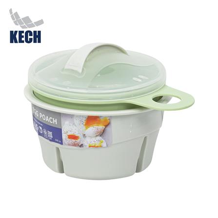 ชุดภาชนะไมโครเวฟที่ทำไข่ลวก KECH OLIVE