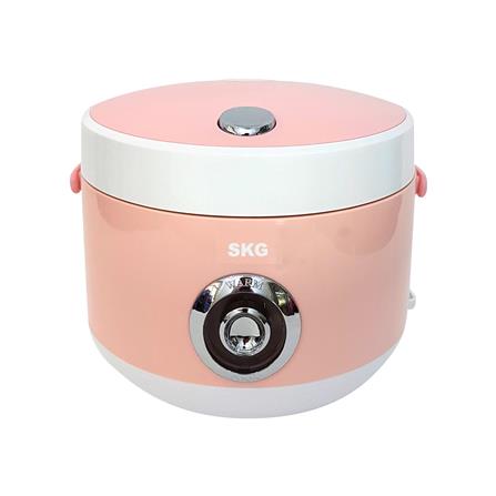 หม้อหุงข้าว MANUAL SKG SK-125 1.2 ลิตร สีขาว/ชมพู