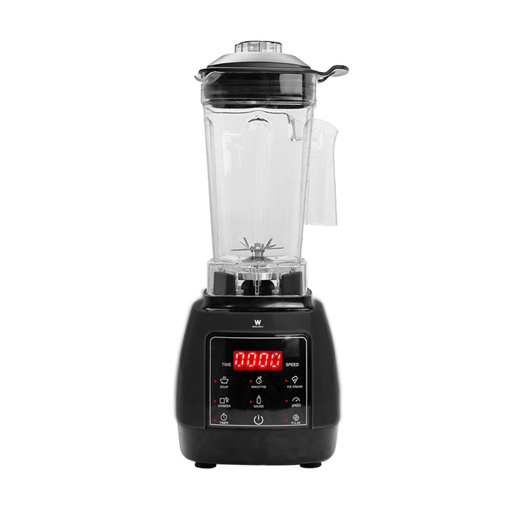 เครื่องปั่นน้ำผลไม้ WORLDTECH WT-PB1800 2 ลิตร สีดำ