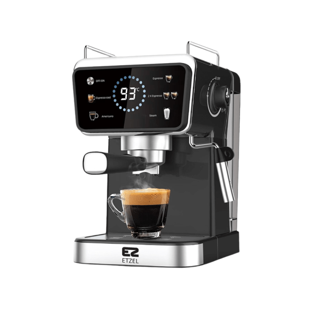 เครื่องชงกาแฟ ETZEL หน้าจอสัมผัส 20 บาร์ สีดำ รุ่น SN5082 (ก้านชงแคปซูล)